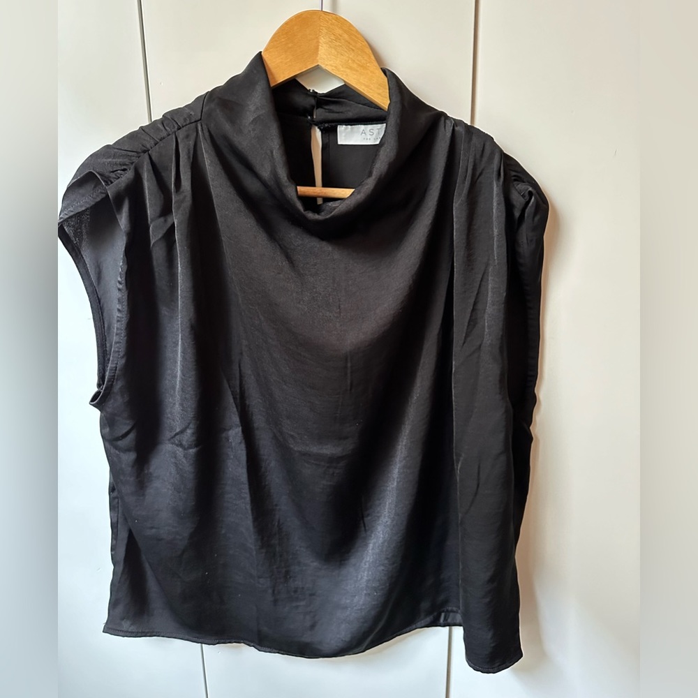 ASTR The Label - Cowl Neck Sleeveless Top